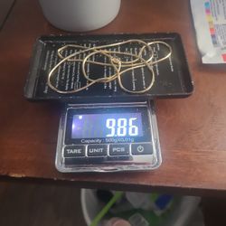 14k Serpentine Style Yellow Gold Chain