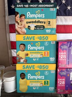 Pampers swaddlers