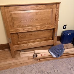 Oak Twin bed