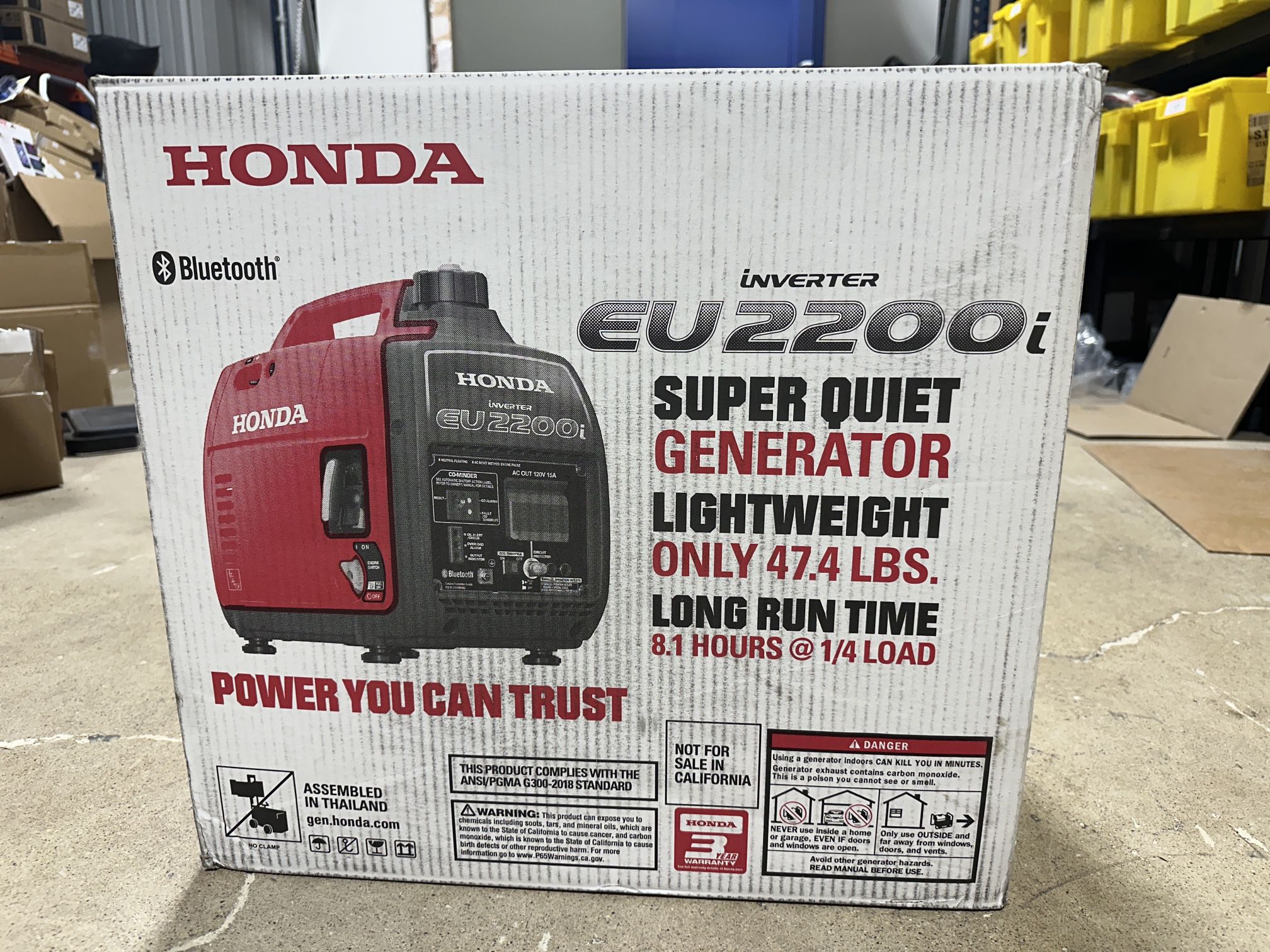 [Brand New] Honda Generator EU2200i with Bluetoth