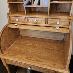  Amish Roll Top Writing Desk