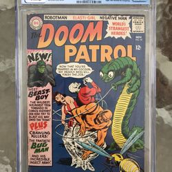 Doom Patrol #99 (1965) CGC 5.0 — 1st Appearance Of Beast Boy (Gar Logan); Drake