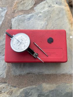 Interapid 312b-1 dial test indicator .0005” w/extra tip long .001” Machinist tool haas cnc
