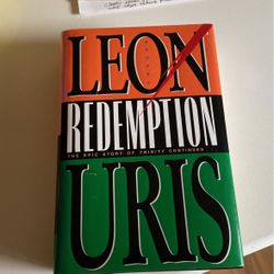 Redemption By Leon Uris- 1st Edition In Pristine Condition