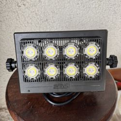 LED Grow Light + 2 Clamp Work Lights Bundle – Plant / Garage Setup 