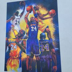 3D Kobe Bryant Poster
