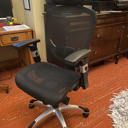 Deluxe Ergonomic Adjustable Office Chair With Headrest