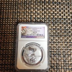 Australia - 2015 P - 1 oz. Silver Koala $1 - NGC MS 70 Early Releases