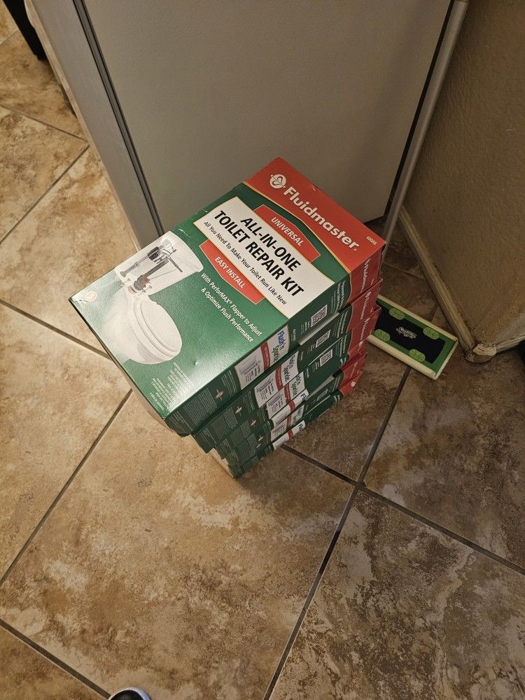 Bundle of 6 fluid master, all in one toilet repair kit