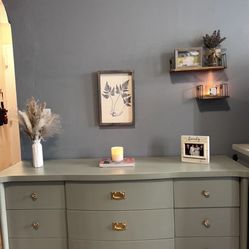 Solid Wood Bedroom Dresser Chest Of Drawers Home Furniture Living Room Decor 