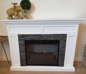 Heated Fireplace for Tv Area