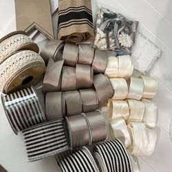 Craft ribbons  decor bundle set