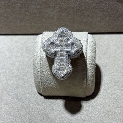 Silver Cross Ring 