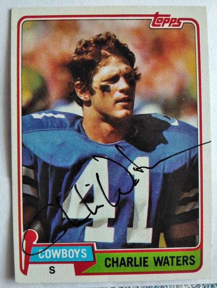 Autograph Charlie Waters