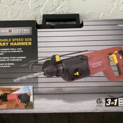 1 In. SDS Type Variable Speed Rotary Hammer Kit