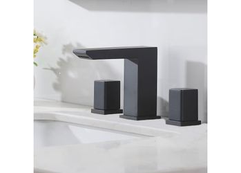 Black 3 Hole Bathroom Faucet New In Box F13 $40
