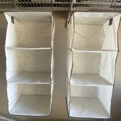 2 Hanging Closet Organizers