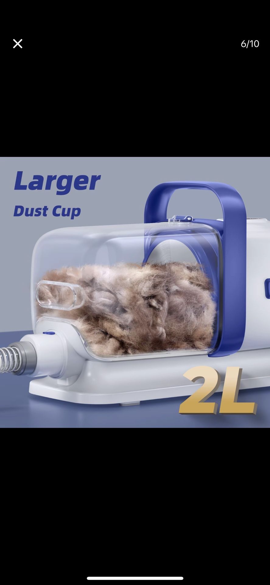 Dog Vacuum Grooming Set