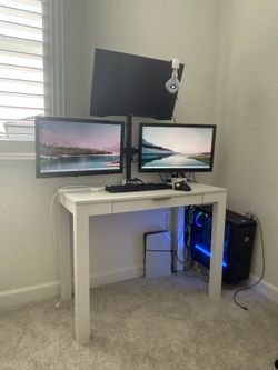 Pc and 2 monitors for sale