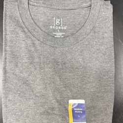 George T-Shirt, Large Gray Large