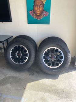 Toyota TRD Wheels with All-Terrain Tires – Set of 4