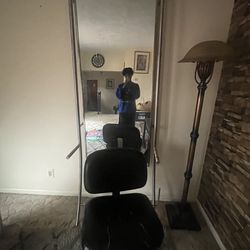 Salon Mirror & Salon Chair