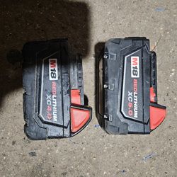 Milwakee Batteries 