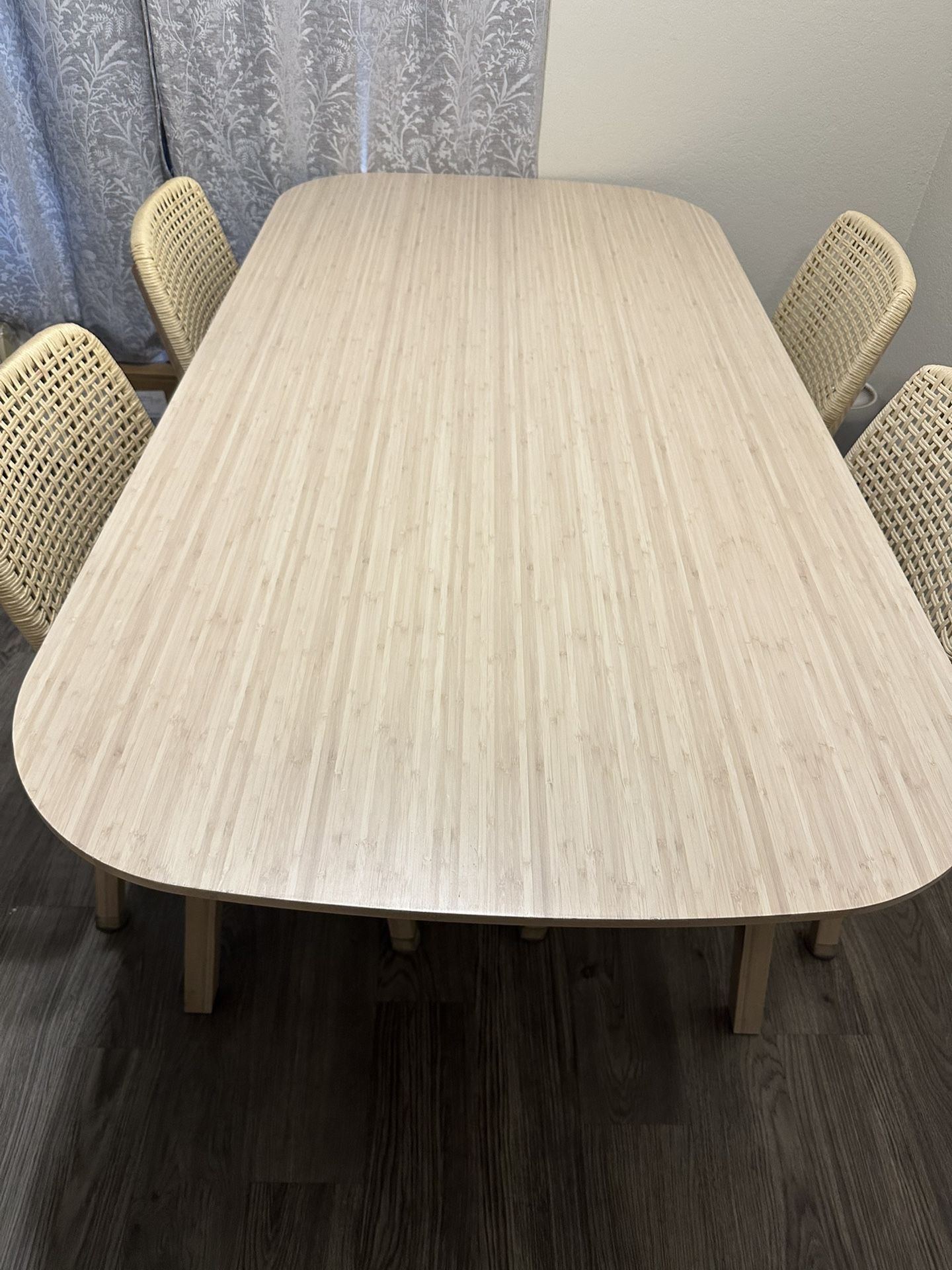 Bamboo Dining Table For Sale 