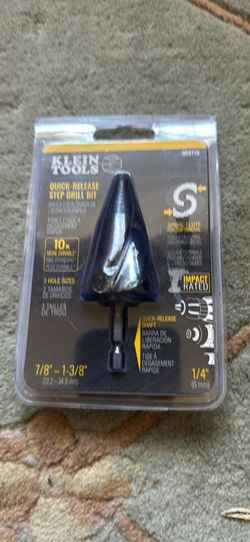Klein tools quick release step drill