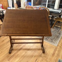 Vintage Drafting Table (42" W x 30" D)