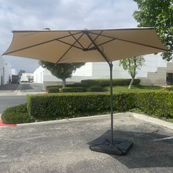 UMBRELLA - 10ft Umbrella Outdoor Patio Cantilever with Weights