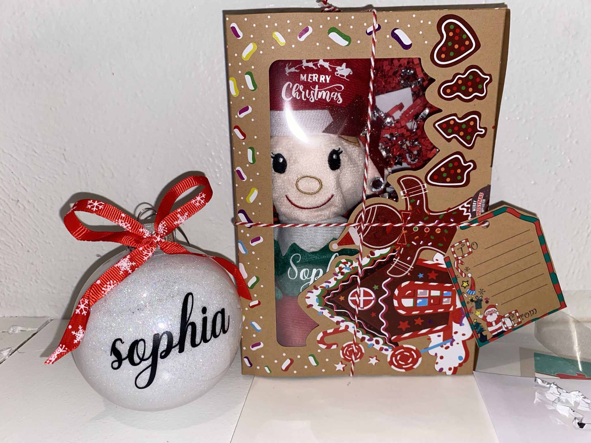 Personalized Elves And Ornaments 
