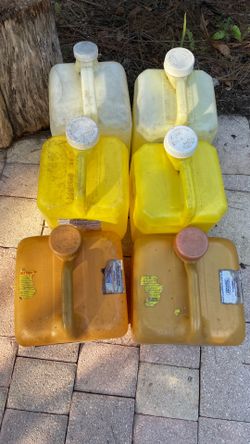 Chlorine containers $6.00 EACH, CASH. TEXT FOR PRICES
