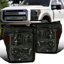 11-16 Ford F250 F350 F450 F550 Headlights Luces Micas Calaveras Faros Faroles Headlamps 