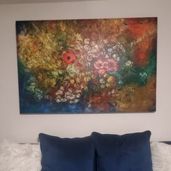 Colorful Floral Painting 
