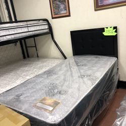 NEW Twin Size Bed With Mattress and Boxspring Included 