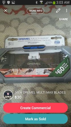 New DREMEL MULTI BLADES .NOT SOLD!