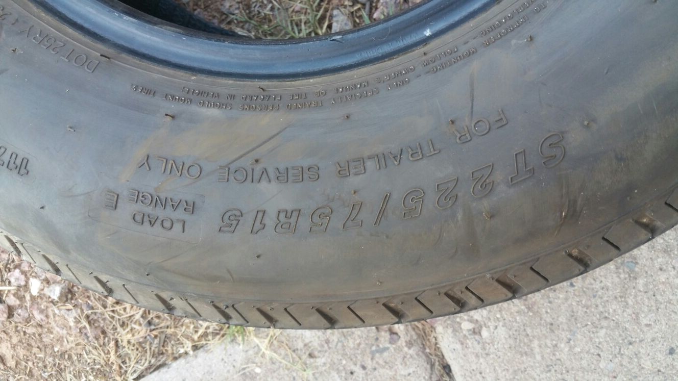 Trailer Tires 2 Only for Sale in Mesa, AZ OfferUp