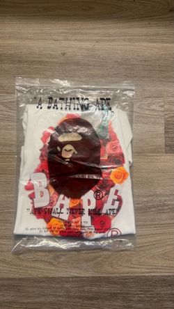 BAPE Rose Ape Head Tee 'White'
