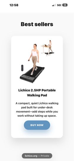 Walking pad, walking treadmill, under the table/bed walking pad, portable walking pad,