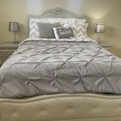 Silver Full Bedroom Set