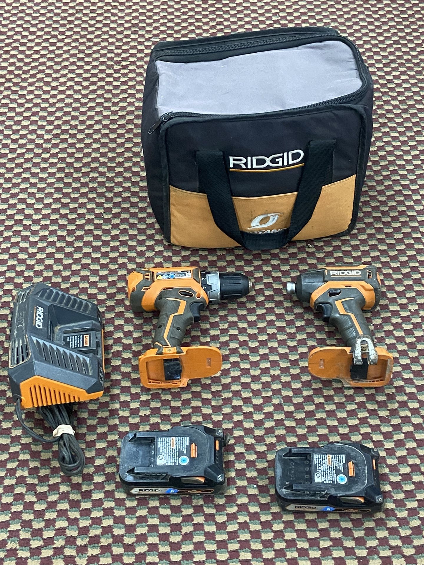 Ridgid Impact Driver / Drill 2 Batteries