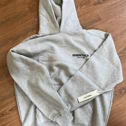 Essentials FOG dark oatmeal hoodie Size S