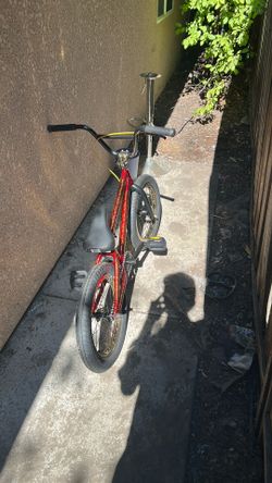 Elite Pee Wee 18"Red and Gold Skully bmx bike