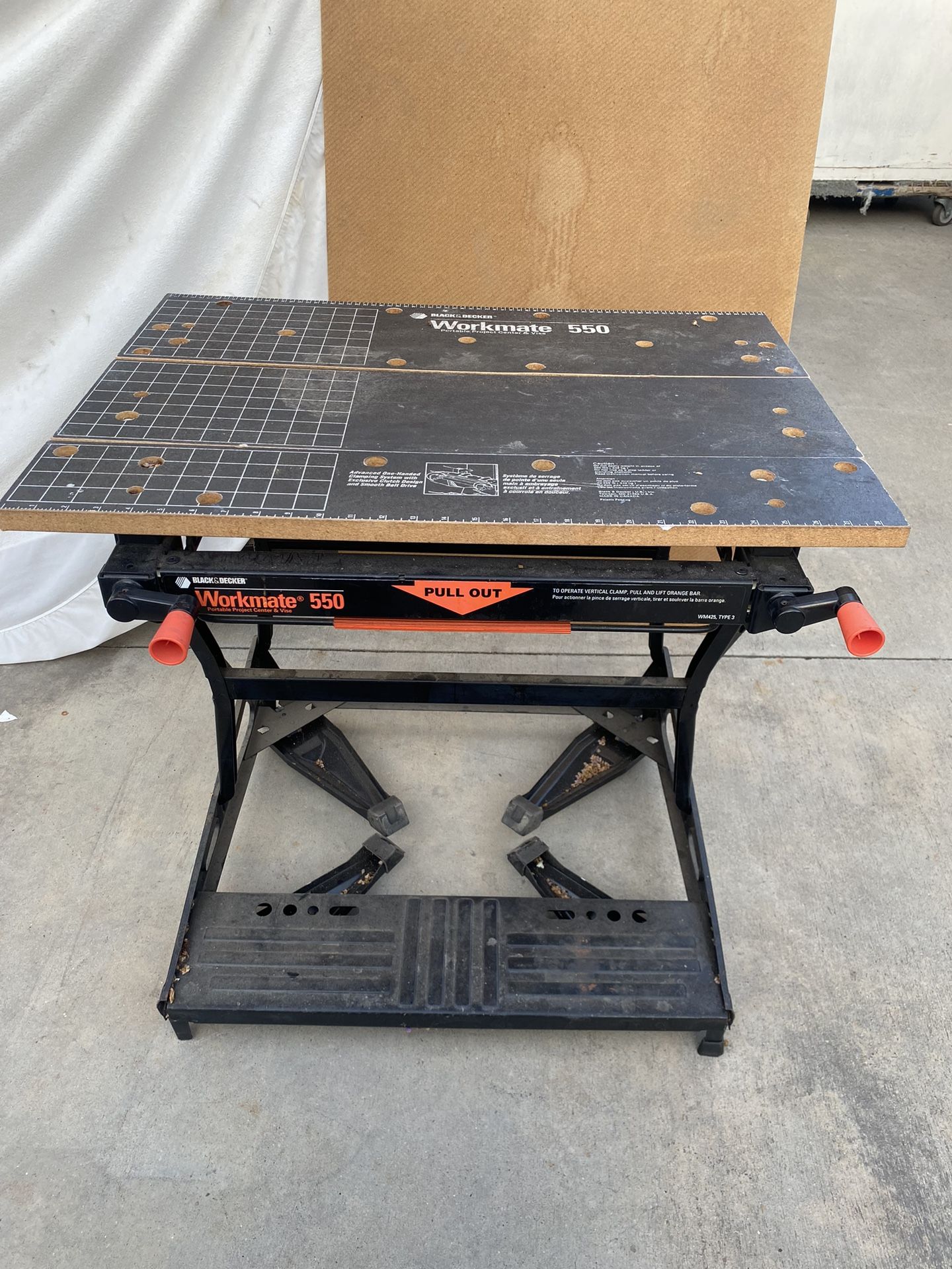 Black & Decker Workmate 550 Portable Project Center Vise