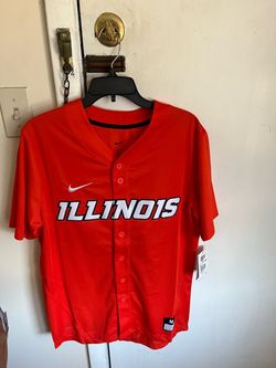 Illinois Fighting Illini Nike men’s NCAA baseball jersey M
