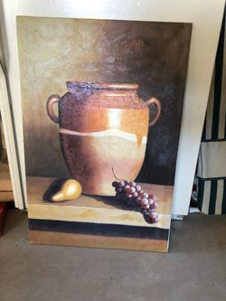 Grape and Vase Painting