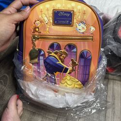 Loungefly Disney Beauty and The Beast Mini Backpack 