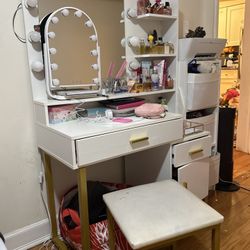 Vanity With Stool