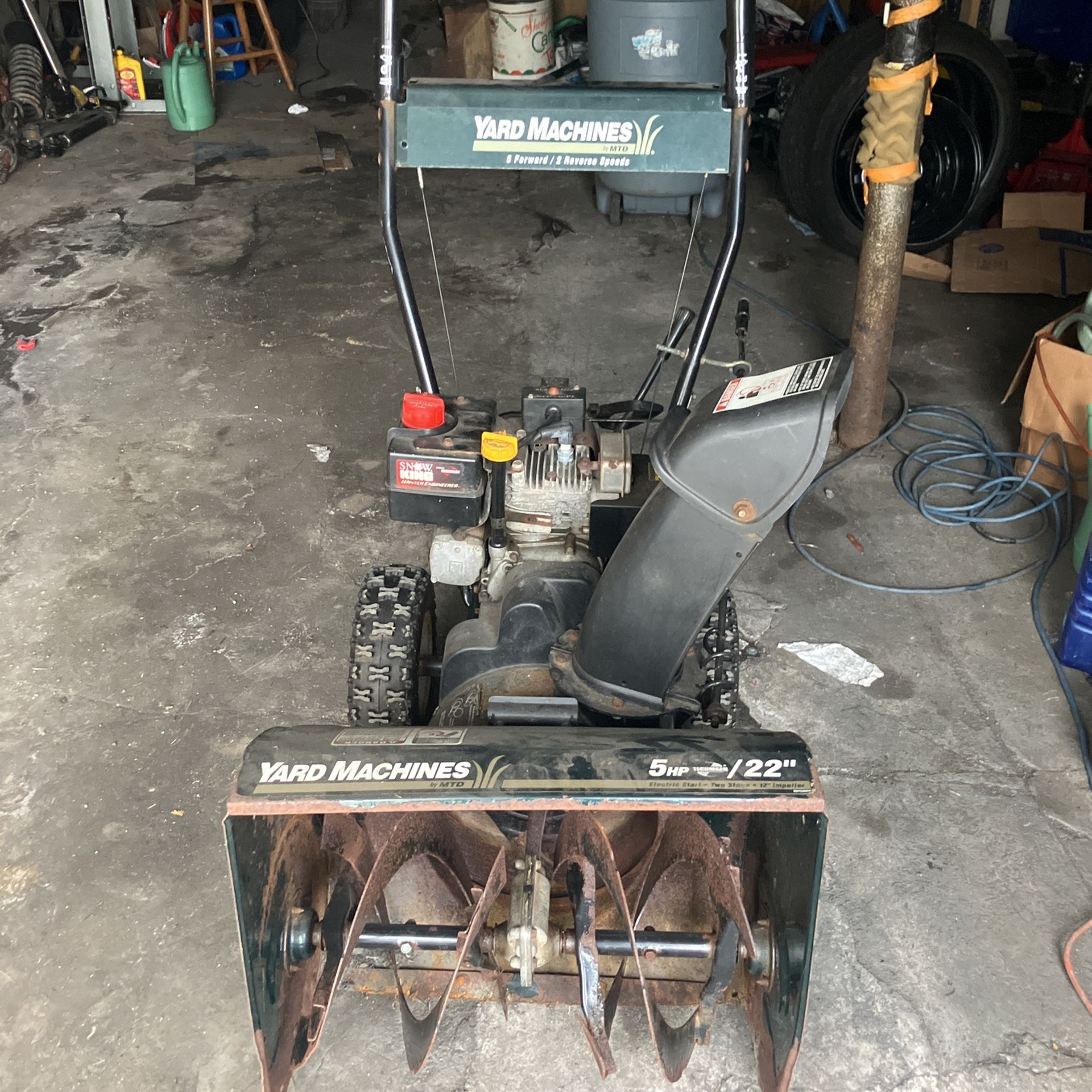 2 Snowblowers Electric Start 2 Stage